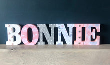 Load image into Gallery viewer, 20cm girls wooden freestanding letters
