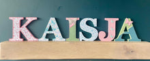 Load image into Gallery viewer, 20cm girls wooden freestanding letters

