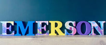 Load image into Gallery viewer, 15cm boys wooden freestanding letters
