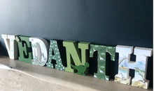 Load image into Gallery viewer, 15cm boys wooden freestanding letters
