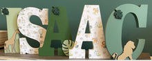 Load image into Gallery viewer, 15cm boys wooden freestanding letters
