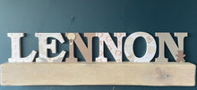 Load image into Gallery viewer, 15cm boys wooden freestanding letters

