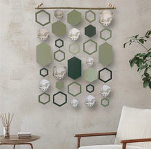 Load image into Gallery viewer, Dinosaur hexagon wall hanging
