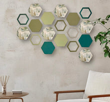 Load image into Gallery viewer, Woodland hexagon wall art
