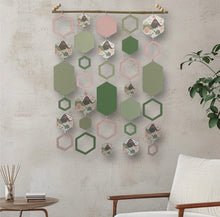 Load image into Gallery viewer, Dinosaur hexagon wall hanging
