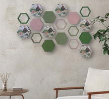 Load image into Gallery viewer, Dinosaur hexagon wall art
