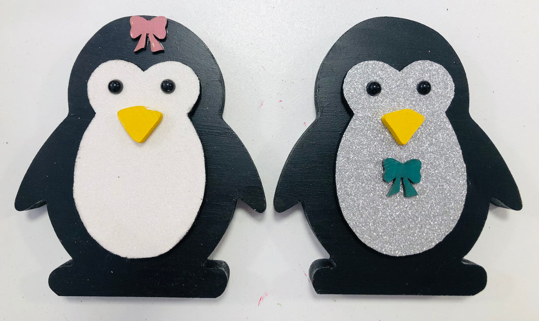 Ready to post pair of 15cm Penguins