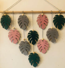 Load image into Gallery viewer, Wooden Monstera Leaf wall decor
