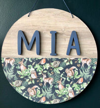 Load image into Gallery viewer, Personalised Woodland Door Signs
