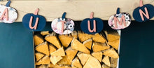 Load image into Gallery viewer, Wooden Pumpkin bunting
