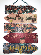 Load image into Gallery viewer, Wooden Autumn Direction sign
