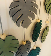 Load image into Gallery viewer, Wooden Monstera Leaf wall decor
