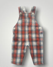 Load image into Gallery viewer, Unisex tartan dungarees
