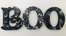 Load image into Gallery viewer, Boo wooden letter decor
