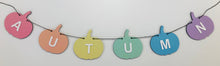 Load image into Gallery viewer, Tenner Tuesday Wooden Halloween Rainbow bunting
