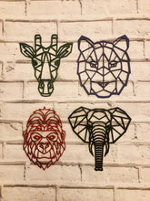 Load image into Gallery viewer, Tenner Tuesday Wooden Safari Geometric Animals
