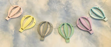 Load image into Gallery viewer, Hot Air Balloon Wooden Bunting
