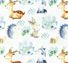 Load image into Gallery viewer, Boys woodland animal short romper
