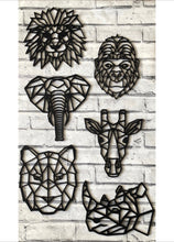 Load image into Gallery viewer, Tenner Tuesday Wooden Safari Geometric Animals
