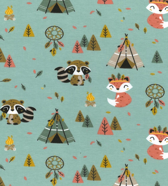 fox Cotton jersey fabric