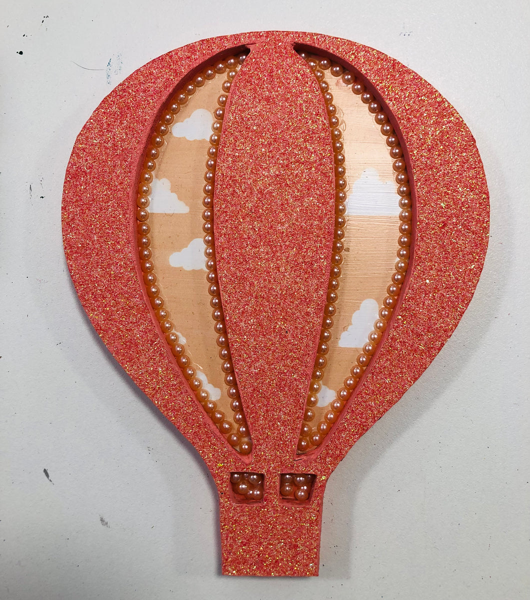 Ready to post hot air balloon Wall Plaque