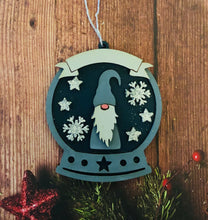 Load image into Gallery viewer, Fiver Friday Wooden snow globe baubles
