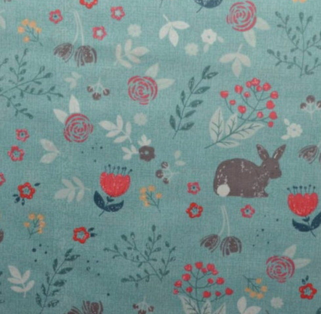 Spring floral 100% cotton fabric