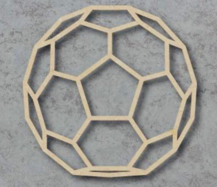 Tenner Tuesday Wooden Geometric Football